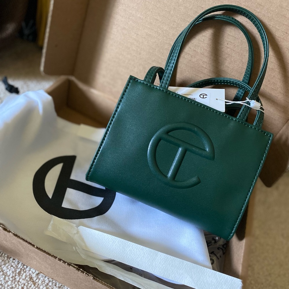 BNWT! TELFAR “Sold Out” Dark Olive Mini
